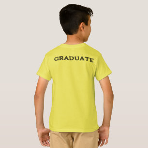 T - Shirt Graduates, Foto Name, Kindergarten gelb
