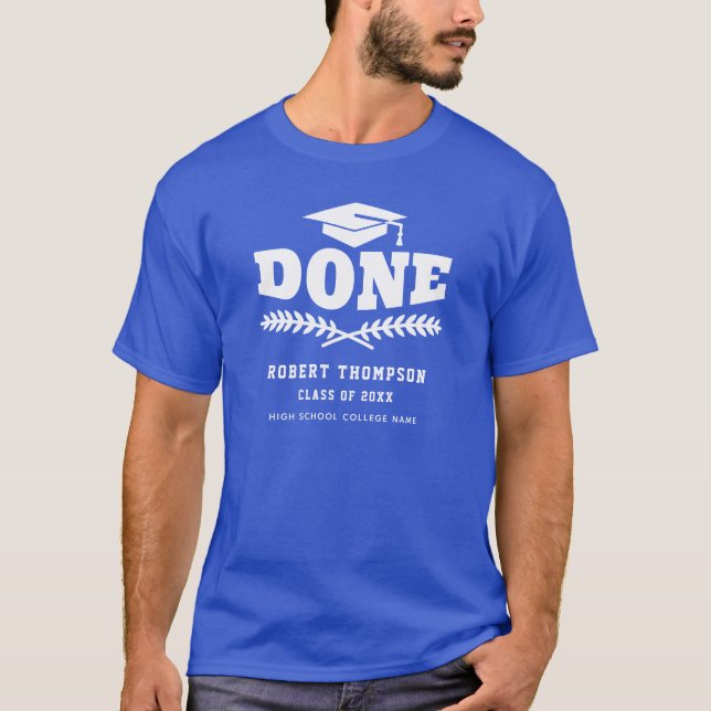 T-shirt Graduation 2023 Terminé Graduate Correspondance pe (Devant)