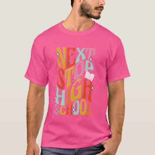 T-shirt Graduation À L'École Secondaire Retour À L'École P