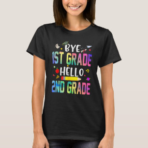 T-shirt Graduation Bye 1ère année Bonjour 2e année Retour