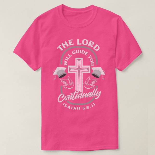 T-shirt Graduation chrétienne religieuse christianisme (Design devant)