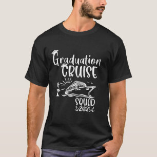 T-shirt Graduation Cruise Squad 2025 Voyage de vacances Fa