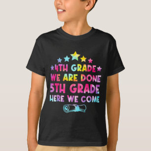 T-shirt Graduation de grade Tie Dye 5e année Nous venons