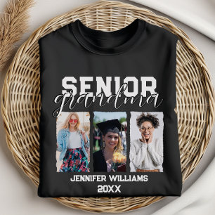 T-shirt Graduation de grand-mère personnalisée Photo et no