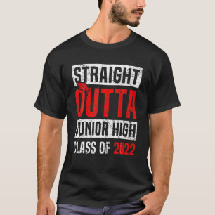 T-shirt Graduation Droit En Dehors Junior Haute Classe De 