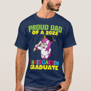 T-shirt Graduation Fier Papa 2022 Maternelle 10 Diplôme