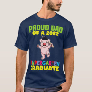 T-shirt Graduation Fier Papa 2022 Maternelle Graduate