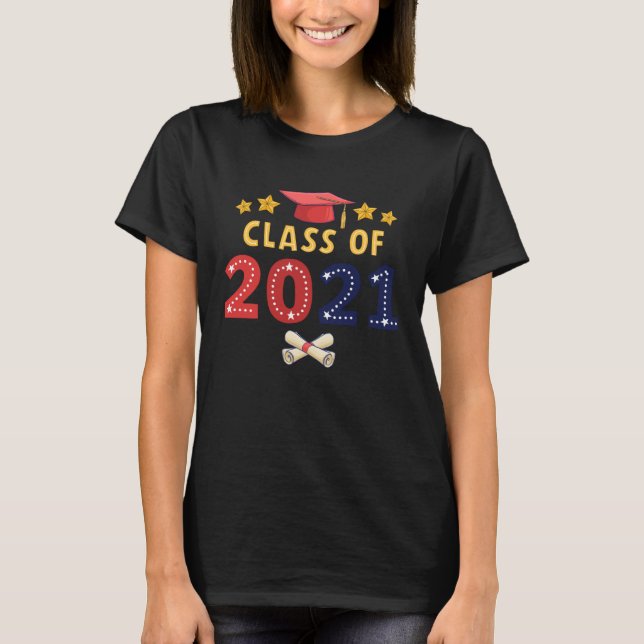 T-shirt Graduation for Her Him 2021 Bachelors Masters Coll (Devant)