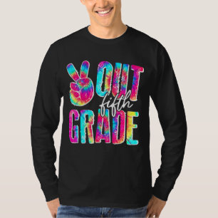 T-shirt Graduation Paix Déconnexion Cinquième Année Tee Dy