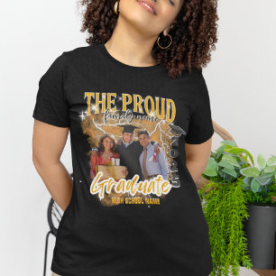 T-shirt Graduation personnalisée 2025 Fier Famille Corresp