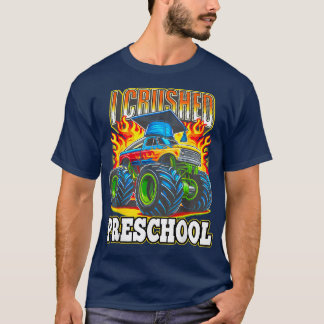 T-shirt Graduation Preschool Monster Camion Garçons J'ai é