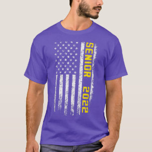 T-shirt Graduation Senior Hommes Girls Class Of 2022 Senio