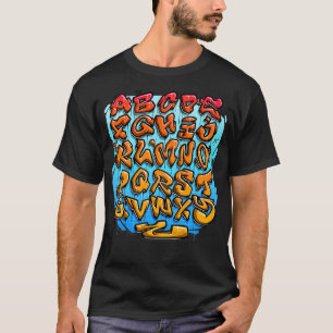T-shirt Graffiti Alphabet 3