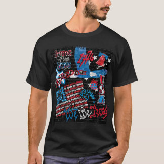 T-shirt Graffiti américain