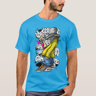 T-shirt Graffiti Caractère spray peinture VANDAL ARTISTE