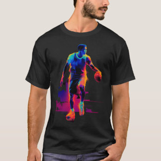 T-shirt Graffiti de Baller Lumineux Art Et Post