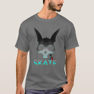 T-shirt Graffiti de crâne - Chat