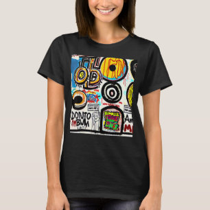 T-shirt Graffiti de Donut Costume pop Enfants Femmes Homme