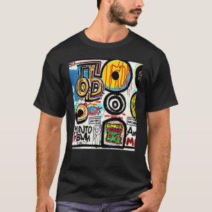 T-shirt Graffiti de Donut Costume pop Enfants Femmes Homme