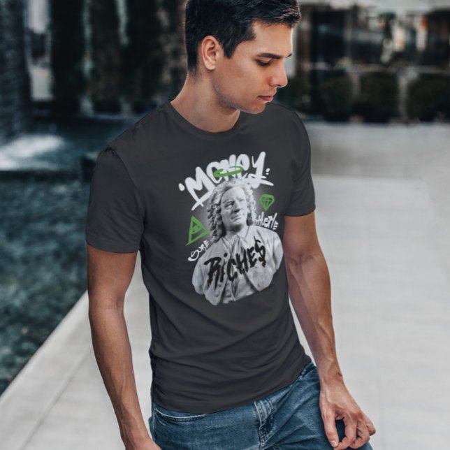 T-shirt Graffiti de la statue de l'argent (Créateur téléchargé)