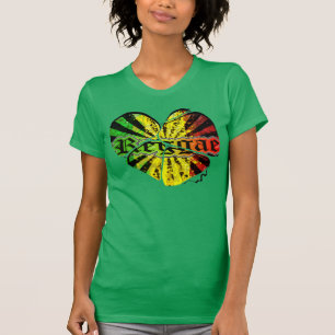 T-shirt Graffiti de musique d'homme de rasta de reggae de