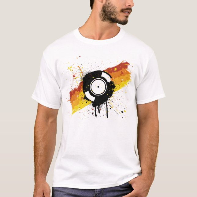 T-shirt Graffiti de vinyle (Devant)