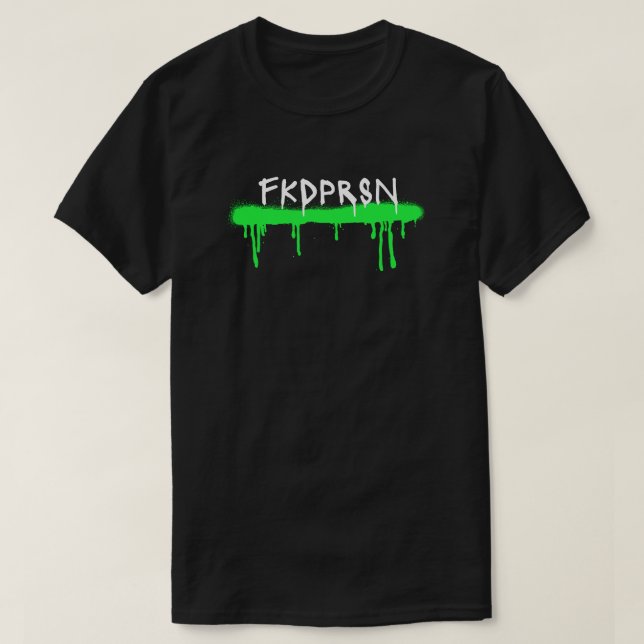 T-shirt Graffiti "FKDPRSN" - Unisex (Design devant)
