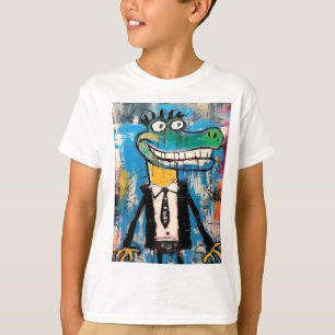 T-shirt Graffiti Gator Street Art Crocodile