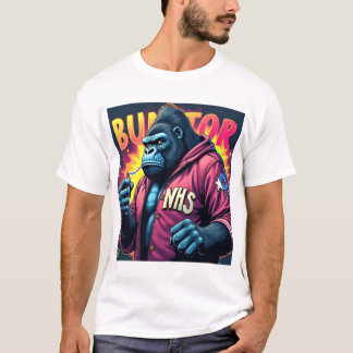 T-shirt Graffiti Gorilla Urban Streetwear Design