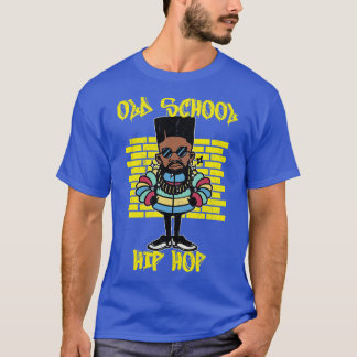 T-shirt Graffiti Hip hop de la vieille école