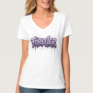 T-shirt Graffiti Lavender Infinity "FOREVER"