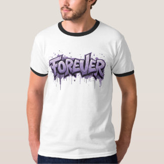 T-shirt Graffiti Lavender Infinity "FOREVER"