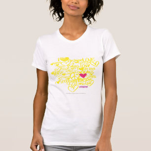 T-shirt Graffiti Magenta-Jaune