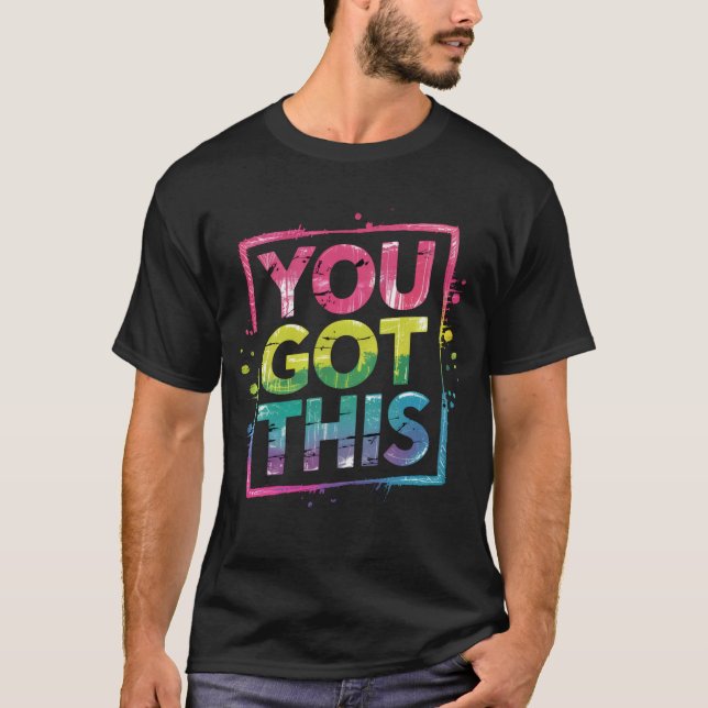 T-shirt Graffiti Motivational (Devant)