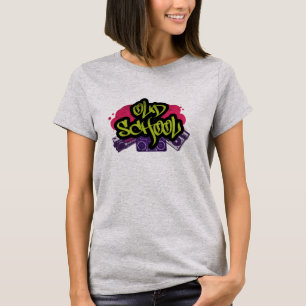 T-shirt Graffiti Old School