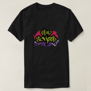 T-shirt Graffiti Old School