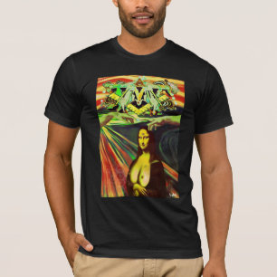 T-SHIRT GRAFFITI SPIRITUEL DE DMT - REMÉLANGEZ DE LA