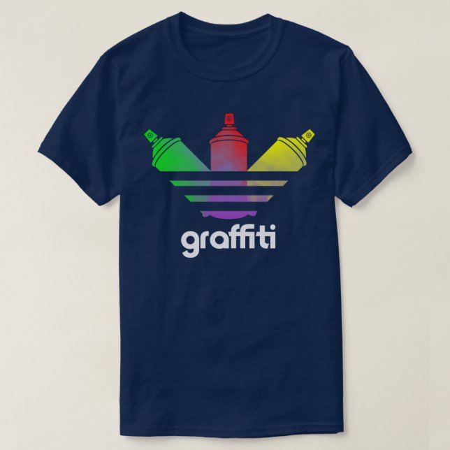 T-shirt Graffiti Spray Can Art (Design devant)