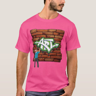 T-shirt Graffiti spray peinture danse peut art 80's baby p