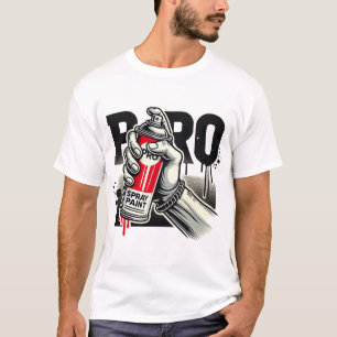T-shirt Graffiti Spray Peinture Street Art Design urbain