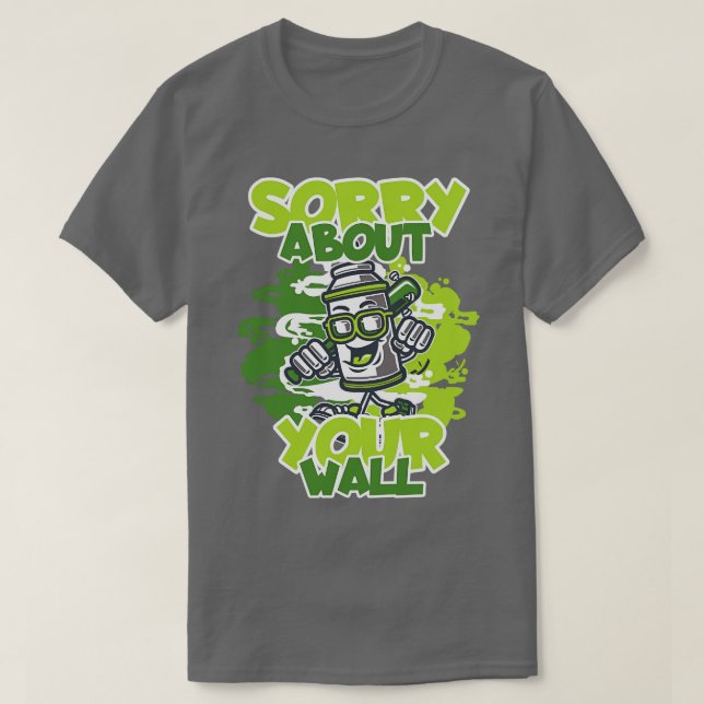 T-shirt Graffiti Sprayer Artiste artistique (Design devant)