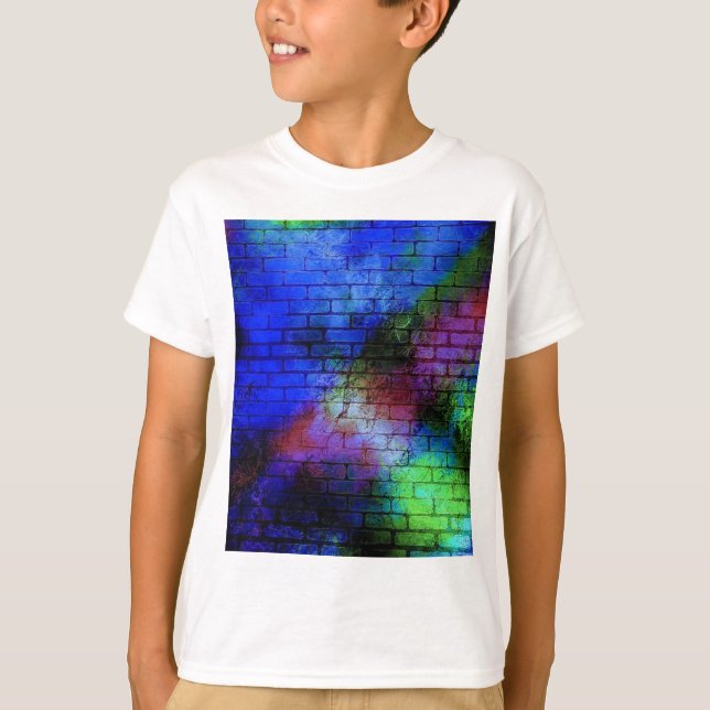 T-shirt Graffiti sur mur (Devant)