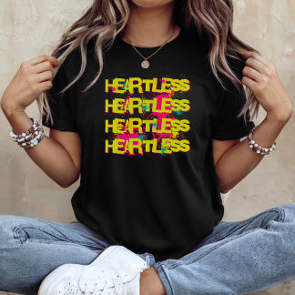 T-shirt Graffiti Urbaine Grunge Sans Cœur