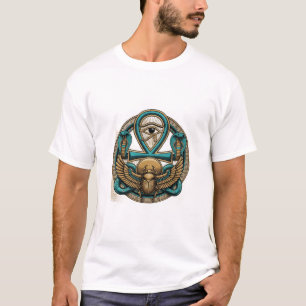 T-Shirt-Grafik mit ägyptischer Symbolik T-Shirt