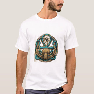 T-Shirt-Grafik mit ägyptischer Symbolik T-Shirt