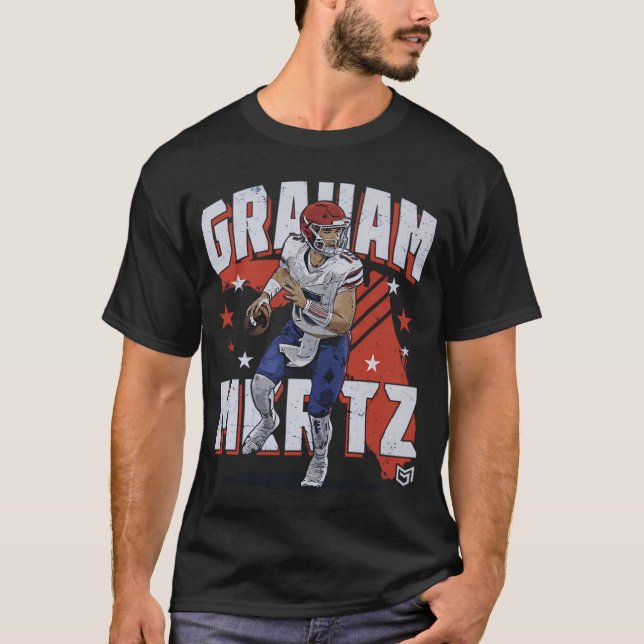 T-shirt Graham Mertz College State (Devant)