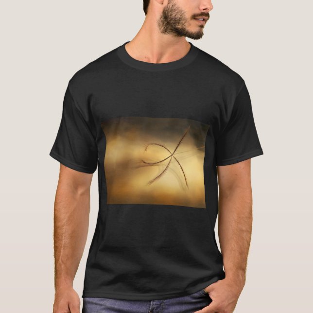 T-shirt Graine à herbe unique avec ombre (Devant)