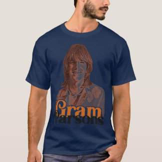 T-shirt Gram Parsons hors-la-loi Pays Cosmique Americana T