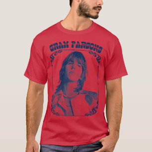 T-shirt Gram Parsons Retro FadedStyle Fan Art Design
