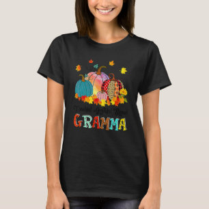 T-shirt Grama de citrouilles de Thanksgiving reconnaissant